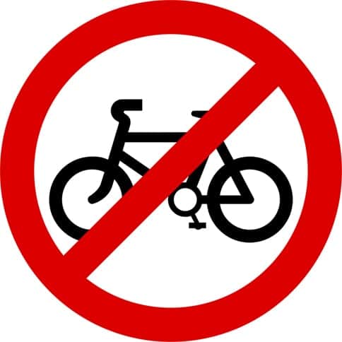 no bike sign, bicycle accident, bike crash, bicycle accident attorney, bicycle accident lawyer,