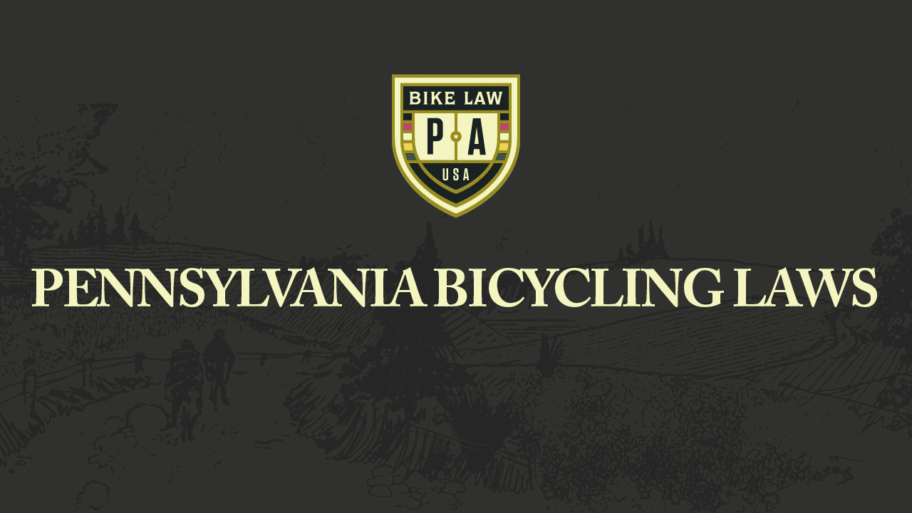 Pennsylvania Bicycling Laws