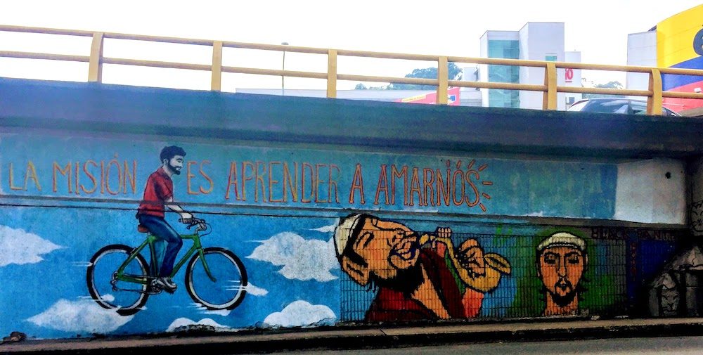 Colombia Biking Mural