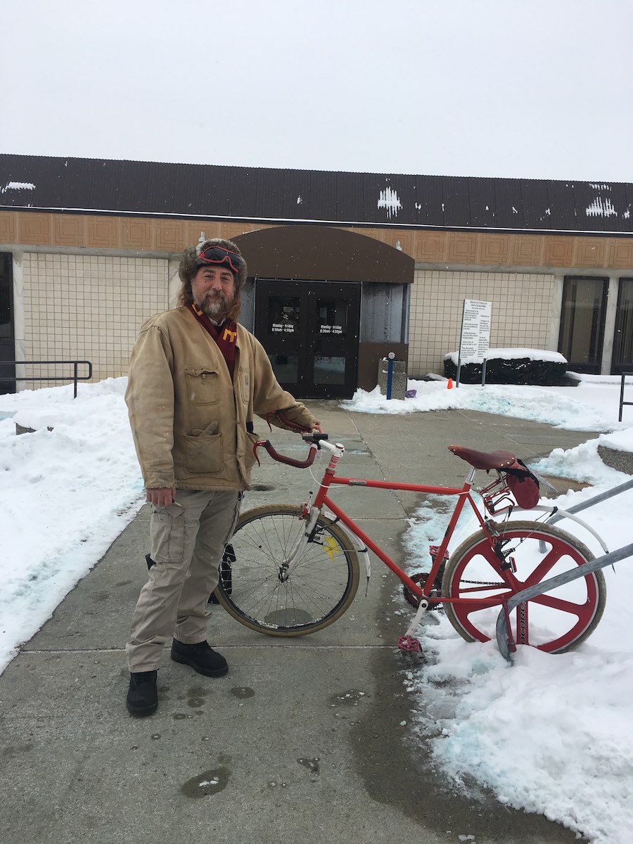 Dan Masterson in front of Court