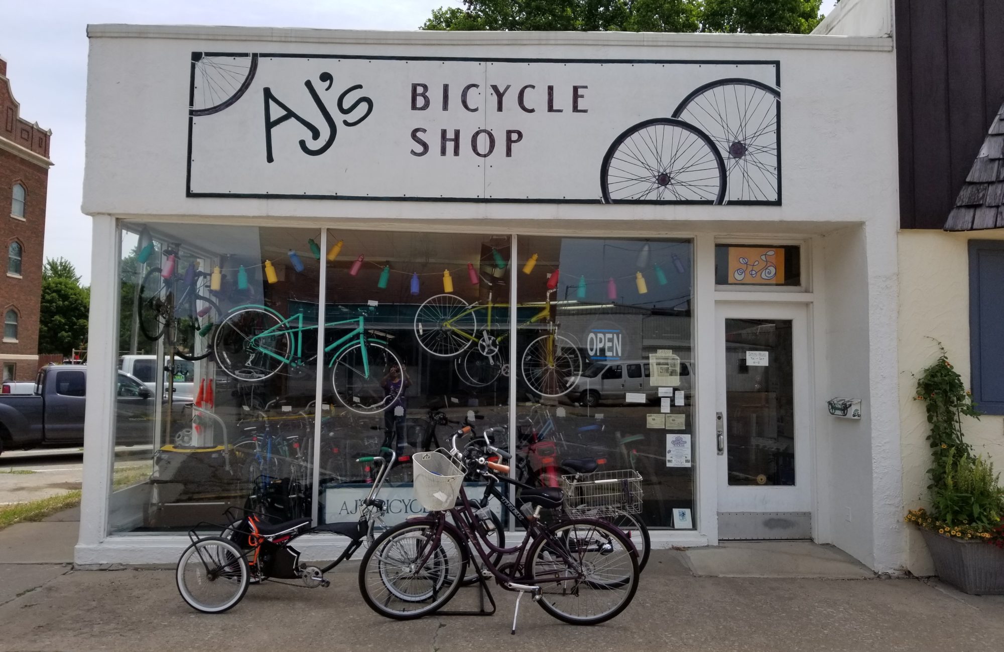 AJ's Bicycle Shop in Iowa