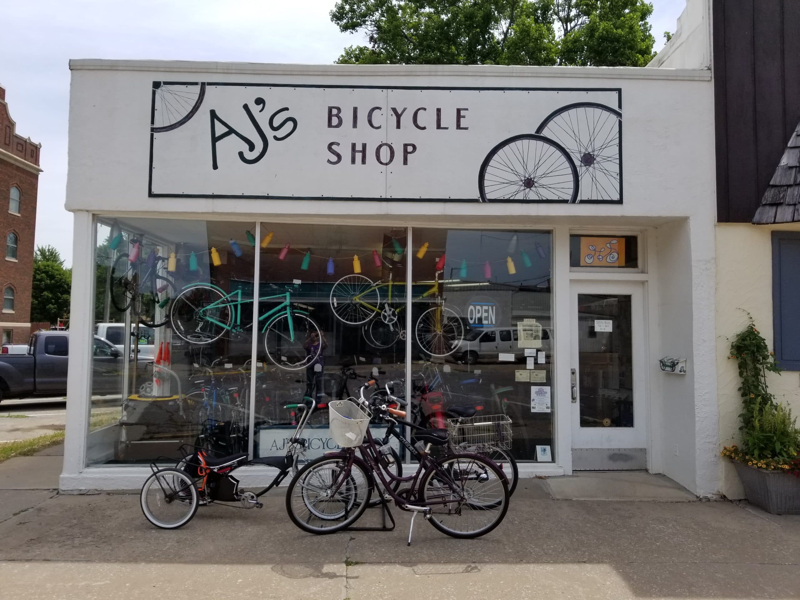 AJ's Bicycle Shop in Iowa