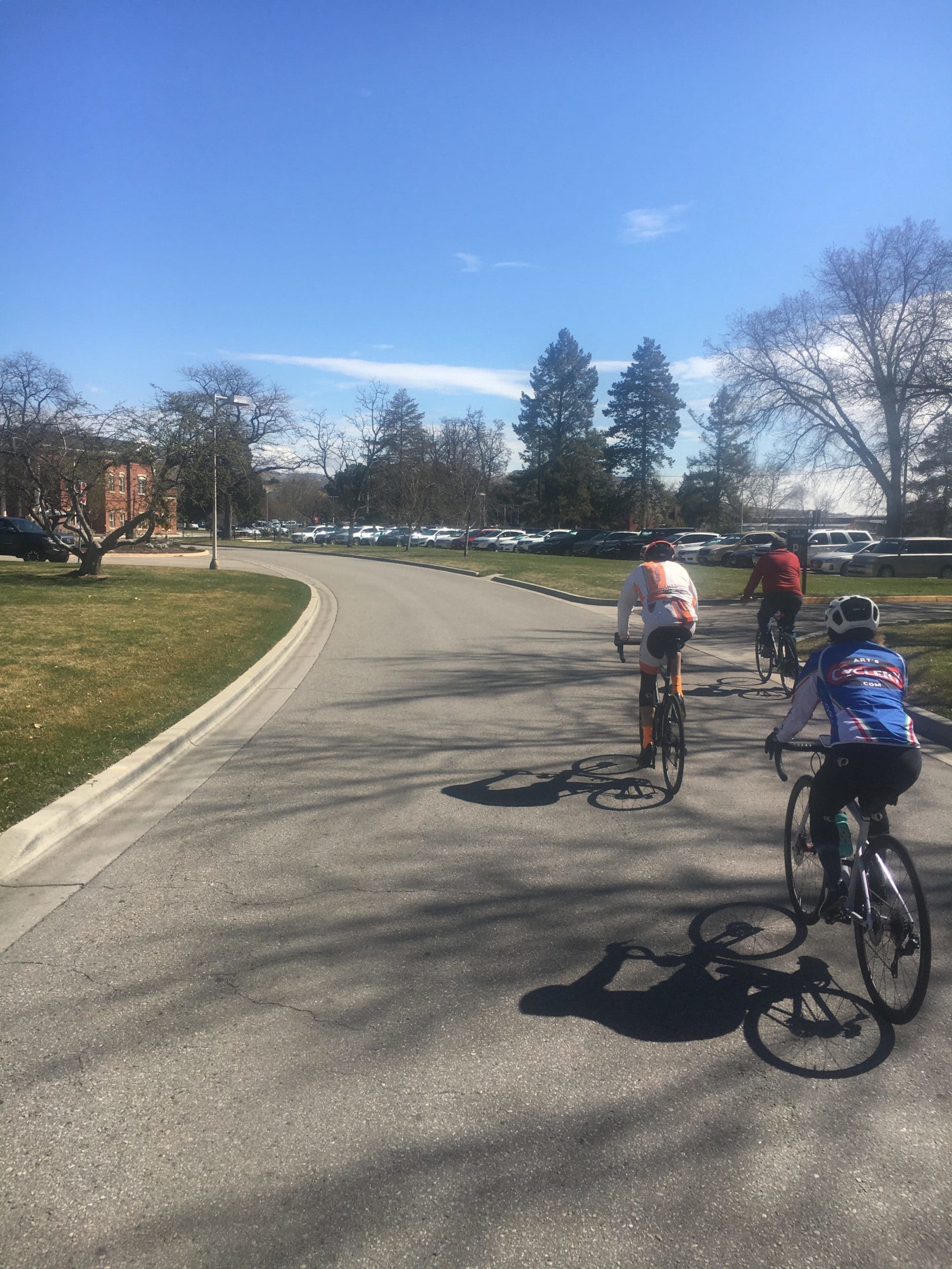 Bicycle accident lawyer group riding in COVID