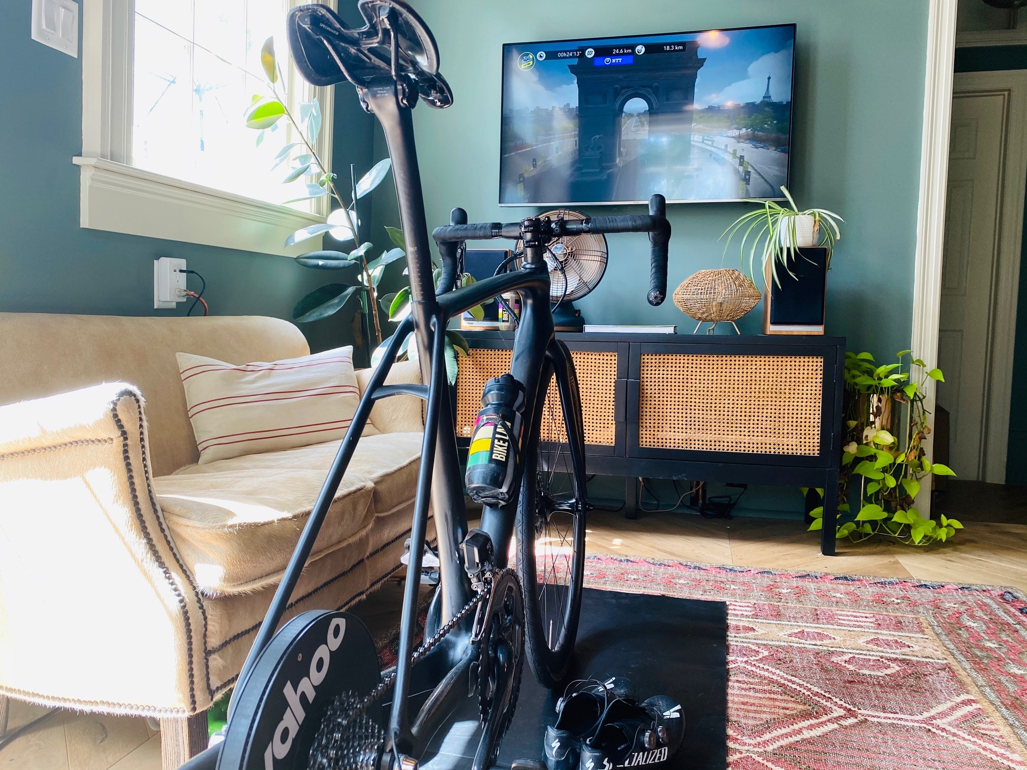 Virtual Bike Racing Zwift